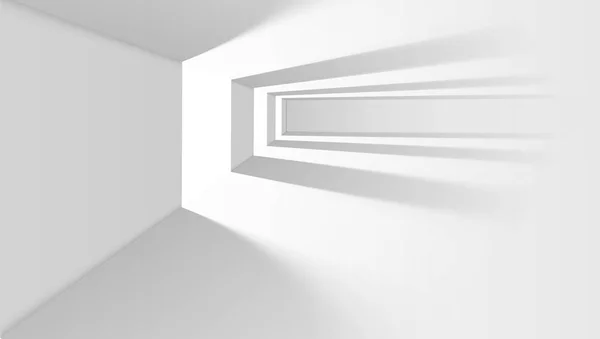 Lege lichte interieur kamer — Stockvector