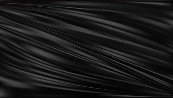 Warp plástico transparente de polietileno negro — Vector de stock