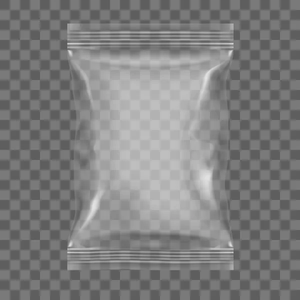 Çerez, cips, şeker, baharatlar veya diğer gıda için şeffaf ambalaj