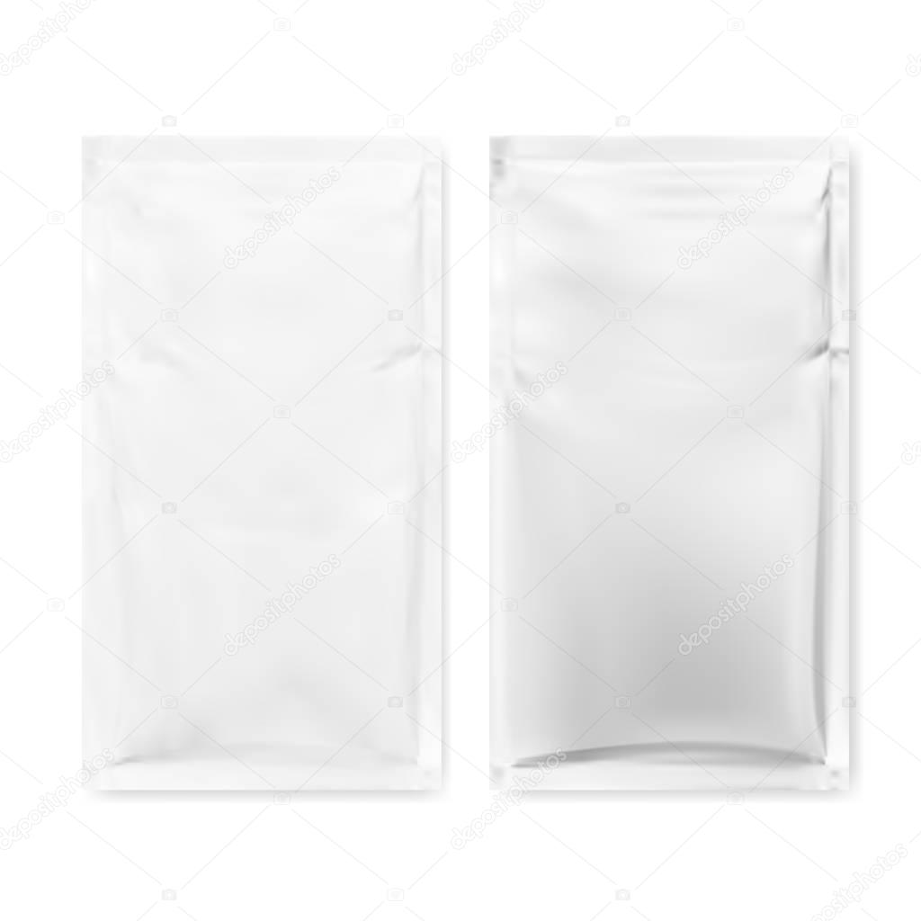 White Blank Paper And Foil Food Packing