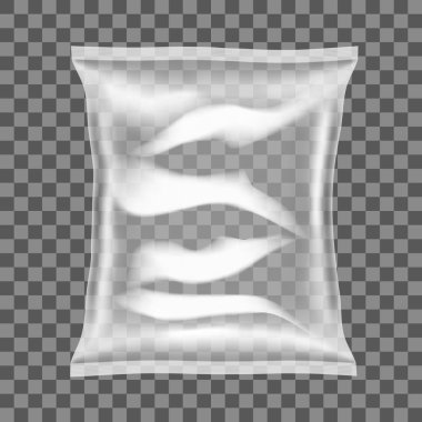 Şeffaf gıda Snack plastik yastık çanta