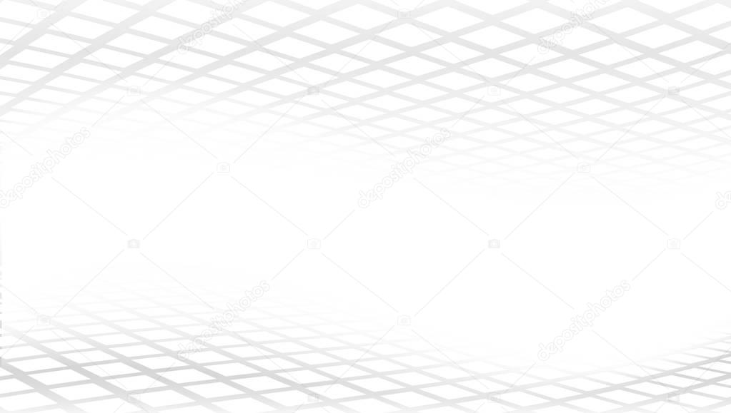 White And Grey Abstract Perspective Background 16x9