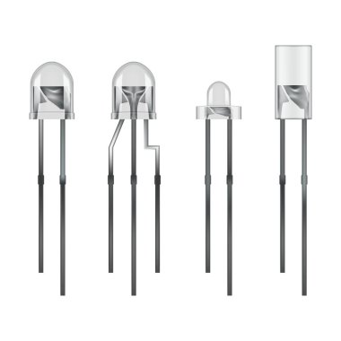 Gerçekçi şeffaf LED kümesi