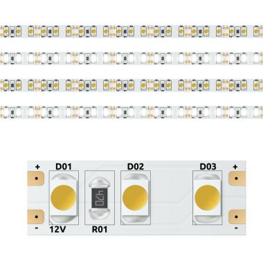 Gerçekçi 12v ışık şerit Led