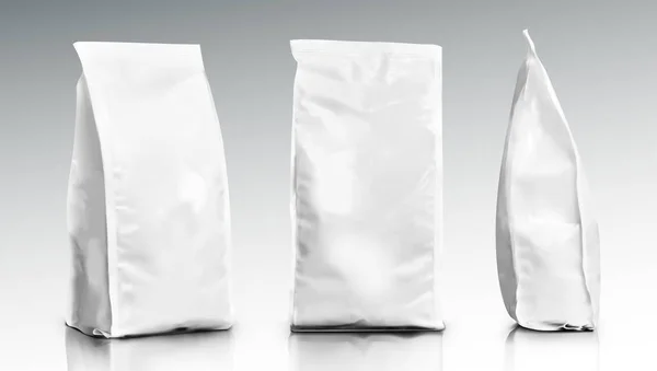 3D boş folyo veya kağıt gıda çanta çanta paketi