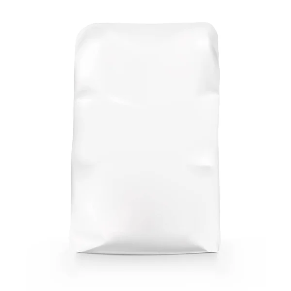 White Blank Pouch. Embalagem para grãos — Vetor de Stock