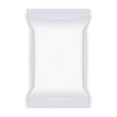 Beyaz gıda Snack plastik yastık çanta