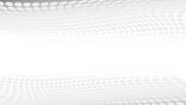 Bianco e grigio astratto prospettiva sfondo — Vettoriale Stock