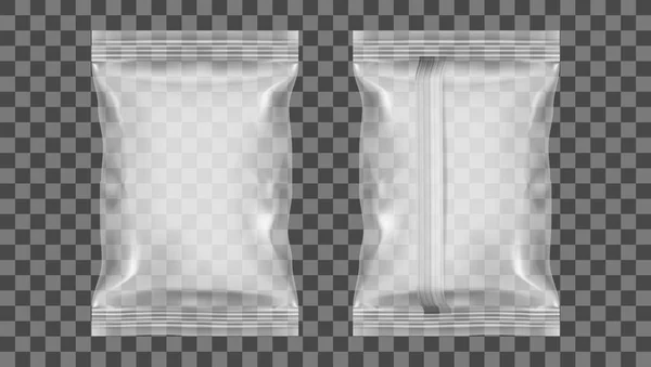 Çerez, cips, şeker, baharatlar veya diğer gıda için şeffaf ambalaj