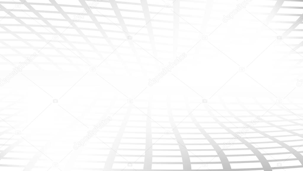 White And Gray Abstract Perspective Background