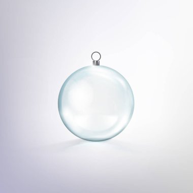 Gerçekçi Cam Noel Balosu Yeni Yıl Ağacı Oyuncağı