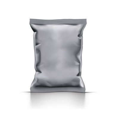 Boş Buruşuk Folyo veya Kağıt Yiyecek Sachet Torbası