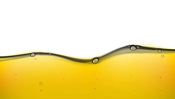 Natürliches Pflanzenöl einfach zurück Vorlage auf weiß — Stockvektor