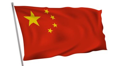 Çin Bayrağını Kutupta Dalgalayarak