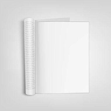 Boş Kağıt Günlüğünü Açık Sayfayla Aç