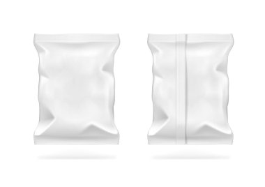 Beyaz boş folyo çerez paketi Chips, Candy