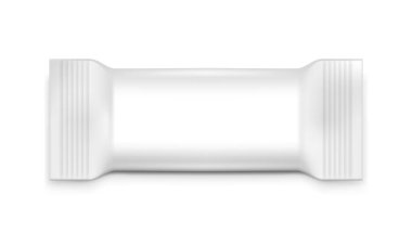 Gerçekçi 3d Beyaz Çikolata veya Wafer Paketleme