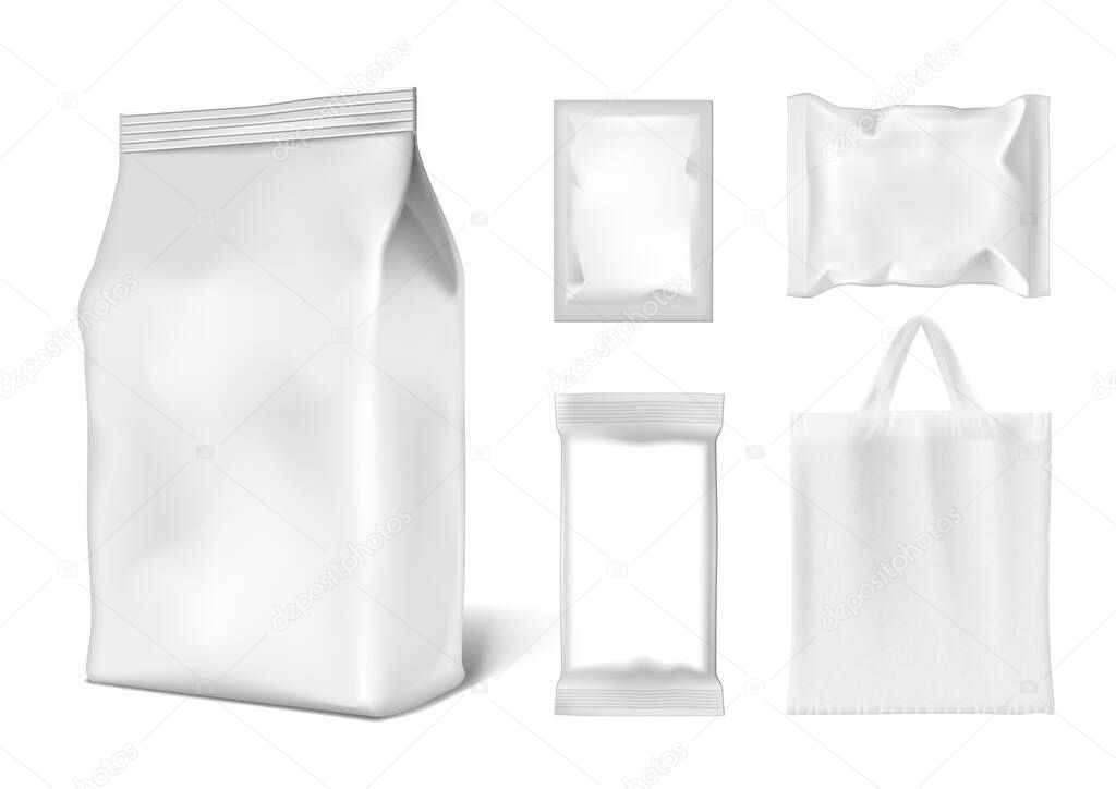 Bag, Foil Doypack, Sachet Pouch Products Pack Set