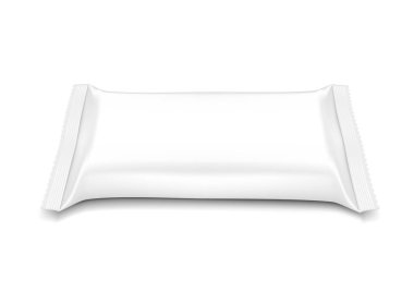 Akış Yastık Paketi Beyaz Arkaplanda İzole Edildi