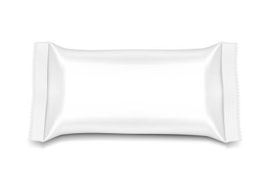 Akış Yastık Paketi Beyaz Arkaplanda İzole Edildi
