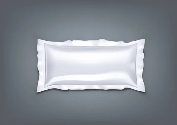 Luft uppblåsbar förpackning mjuk buffert plastpåse — Stock vektor
