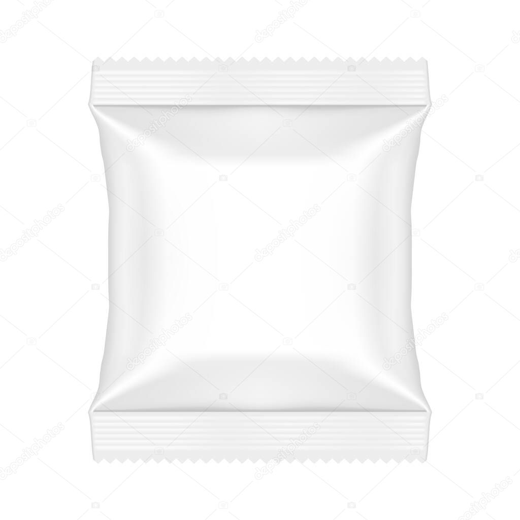 Snack Pouch Food Bag Template Mock Up