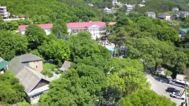 Shooting from the top hotel in the mountains