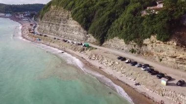 Novomihailovskiy village, Tuapse. beach Black sea
