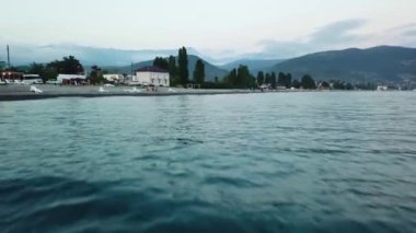 beach near border of Abkhazia and Russia July 2017