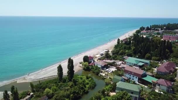 July 2017 near the border of Abkhazia and Russia — Stock Video