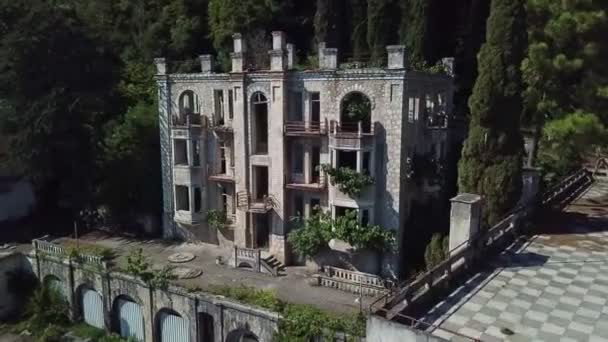 24.07.2018 Castelo abandonado Velho Gagra Abcásia . — Vídeo de Stock