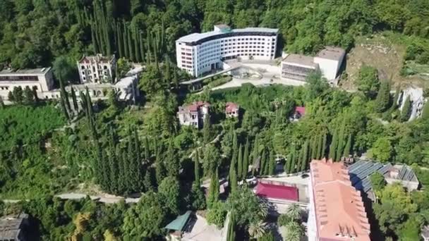 Velho Gagra Abkhazia. Sanatório Rock. 24.07.2018 — Vídeo de Stock