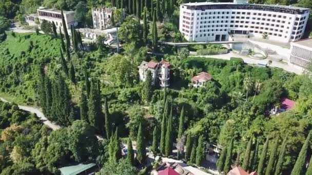 Abchasien Gagra Sanatorium Felsenberg 24.07.2018 — Stockvideo