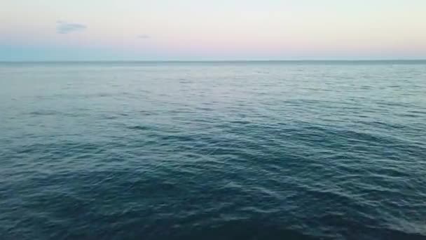 Sea near border of Abkhazia and Russia July 2017 — Stockvideo
