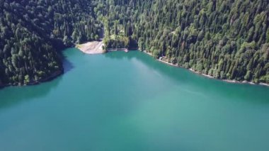 25.07.2018 Ritsa Gölü Abhazya çekim yüksekliği.