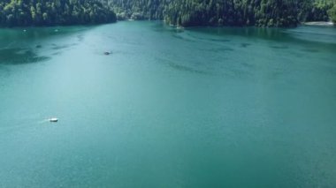 25.07.2018 Ritsa Gölü Abhazya çekim yüksekliği.