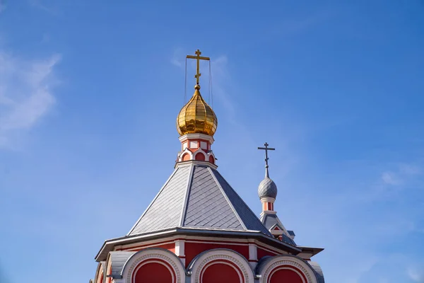 Kuppel Russland Bataysk 28.03.2020 Himmelfahrt der Kirche — Stockfoto