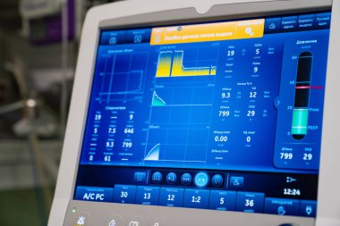 monitör aygıtı yapay akciğer havalandırması 