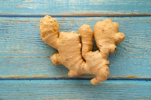 Fresh ginger on white background — Stock Photo, Image