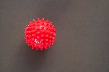 Siyah üzerine Coronavirus hastalığı modeli COVID-19 