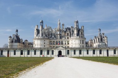 Chambord Kalesi, Fransa. Avrupa 'nın en güzel kalelerinden biri..