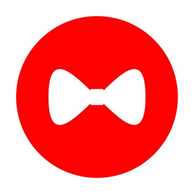 Papyon simgesi. Beyaz simgesi üzerinde kırmızı daire.