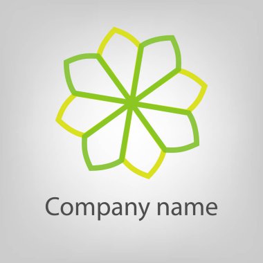 Soyut vektör logo simge kavramı. Marka ve kurumsal tasarım logo şablonu