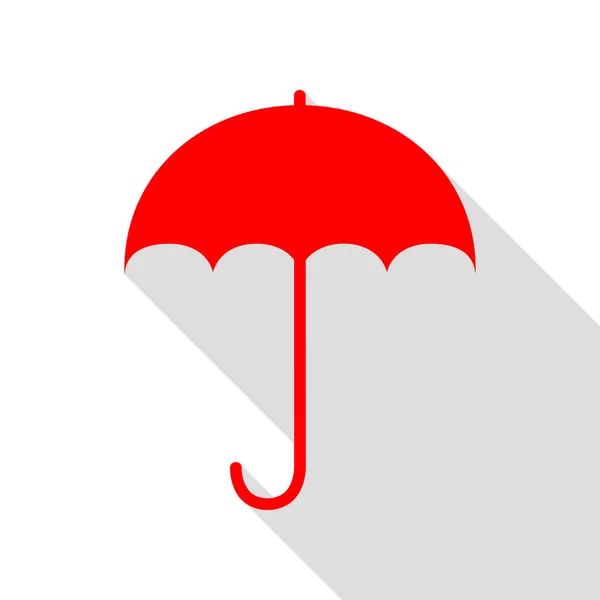 Şemsiye işareti simgesi. Yağmur koruma sembol. Düz tasarım stili. R — Stok Vektör