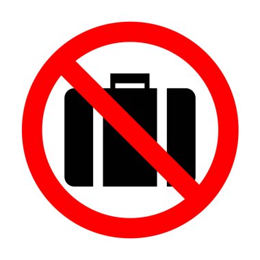 Hiçbir Evrak Çantası'nı işaret illüstrasyon. 