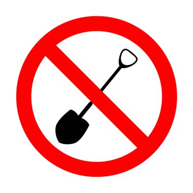 Bahçede çalışmak hiçbir kürek. 