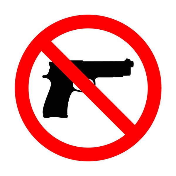 No Gun sign иллюстрации
. 