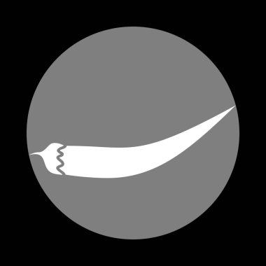 Biber biber işareti. Siyah adam, gri daire içinde beyaz simgesi