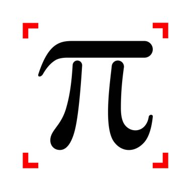 Bowling işareti illüstrasyon. Odak köşe beyaz üzerine siyah simgesi