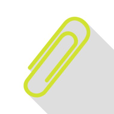 İşareti illüstrasyon klip. Düz stil gölge yolu ile armut simgesi.